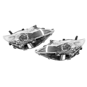 Pair of Headlights (Halogen) suit Toyota ZRE182R Corolla Hatch 2012-2015