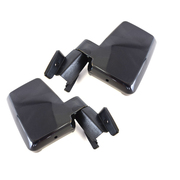 Pair of Black Manual Mirrors For Toyota 60 Series Landcruiser 1988-1990