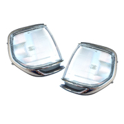 Pair of Chrome Corner Lights suit Toyota 80 Series Landcruiser 1990-1998