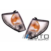 Pair of Indicators / Corner Lights For 1996-1999 Toyota 90 95 Series Prado