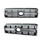 Chrome/Black Grille suit Toyota 76 78 79 Series Landcruiser 2007-2022