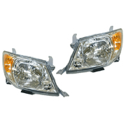 Pair of Headlights For Toyota Hilux 2wd & 4wd 2005-2008 Models