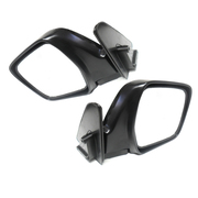 Pair of Black Manual Door Mirrors For Toyota 80 Series Landcruiser 1990-1998