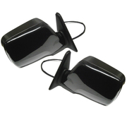 Pair of Black Electric Door Mirrors For Toyota 80 Series Landcruiser 1990-1998