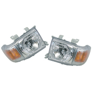 Pair of Headlights suit Toyota 70 series Landcruiser VDJ76 VDJ78 VDJ79 2007-On