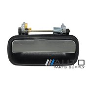 RH Rear Outer Door Handle Black/Chrome For Toyota Hilux 1988-1997