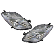Pair Headlights For Toyota Yaris Hatch NCP90 2008-2011