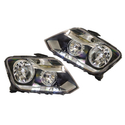 Pair of Halogen Type Headlights For Volkswagen VW Amarok 2010-On
