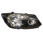 RH Drivers Side Headlight (Black/Clear Type) For Volkswagen VW Caddy 2010-On