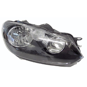 RH Drivers Side Headlight (Halogen Type) suit Volkswagen VW Golf Mk6 2008-2012