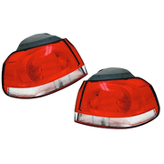 Pair of Tail Lights suit Volkswagen VW Golf Mk6 Comfortline & Trend 2008-2012