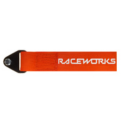 Raceworks Brand Flexible Tow Strap (Orange) - VPR-021OR