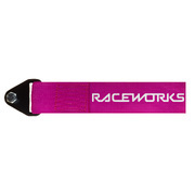 Raceworks Brand Flexible Tow Strap (Pink) - VPR-021PK