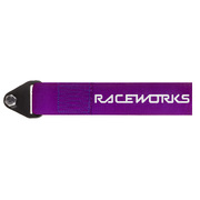 Raceworks Brand Flexible Tow Strap (Purple) - VPR-021PU