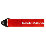 Raceworks Brand Flexible Tow Strap (Red) - VPR-021RD