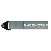 Raceworks Brand Flexible Tow Strap (Silver) - VPR-021SR