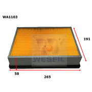 Air Filter to suit Ssangyong Musso 2.3L 09/97-1998 
