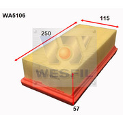 Air Filter to suit Mitsubishi Colt 1.5L 07/06-03/11 