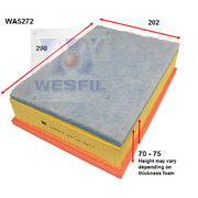 Air Filter to suit Renault Master 2.3L dCi 10/11-08/13 