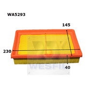 Air Filter suit Suzuki Swift 1.6L 01/12-on 