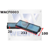Cabin Filter to suit Mazda 3 2.0L TD 08/07-09/09 