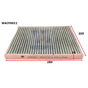 Cabin Filter to suit Volkswagen Golf 3.2L V6 2003-2004 