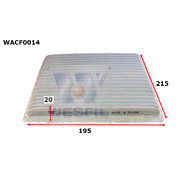 Cabin Filter to suit Toyota Corolla 1.8L 2003-2005 