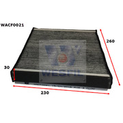 Cabin Filter to suit Holden Zafira 2.2L 06/01-2005 