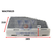 Cabin Filter to suit Volkswagen Jetta 1.4L Tsi 02/09-2010 