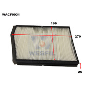 Cabin Filter to suit Daewoo Leganza 2.0L 07/97-1999 