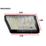 Cabin Filter to suit Daewoo Nubira 2.0L 05/98-05/03 