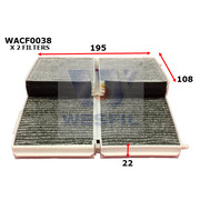 Cabin Filter to suit Mazda Premacy 1.8L 02/00-05/02 