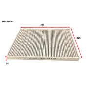 Cabin Filter to suit Alfa Romeo 166 3.0L V6 07/99-01/09 