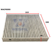 Cabin Filter to suit Isuzu MU-X 3.0L CRD 12/13-on 