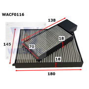 Cabin Filter to suit Hundai i30 1.6L CRDi 03/08-04/12 