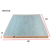 Cabin Filter to suit Nissan Maxima 3.5L V6 06/09-on 
