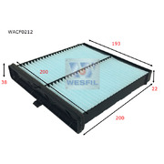 Cabin Filter to suit Mazda CX-3 1.5L TD 03/15-on 