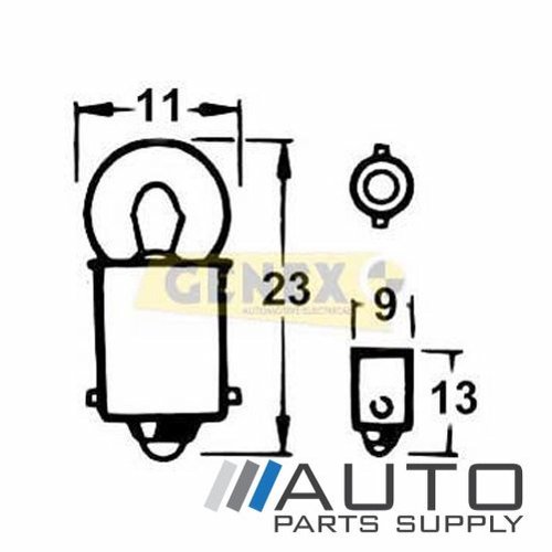 BA9S 12V 4W Bayonet Bulbs (Box of 10)