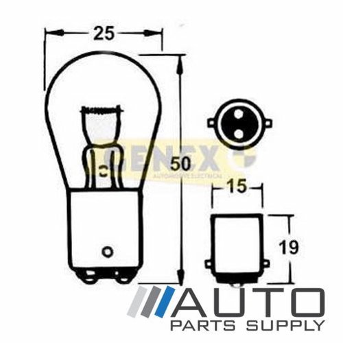 BA15D 12V 21W Bayonet Bulbs (Box of 10)