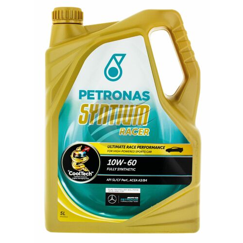  Petronas Syntium Racer 10W60 5 Litre Engine Oil Plastic Bottle