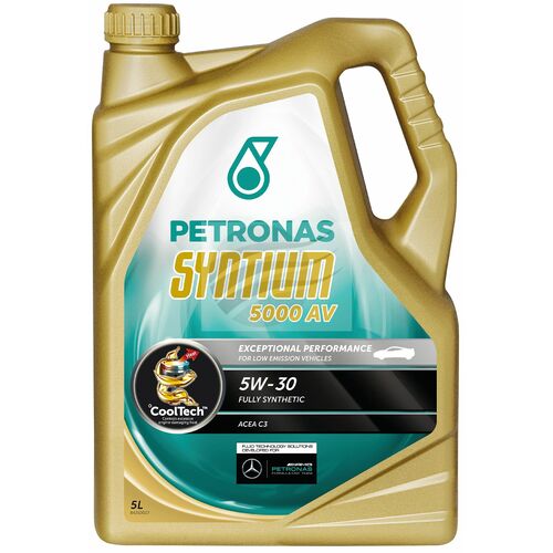 Petronas Syntium 5000 AV 5W30 5 Litre Engine Oil Plastic Bottle