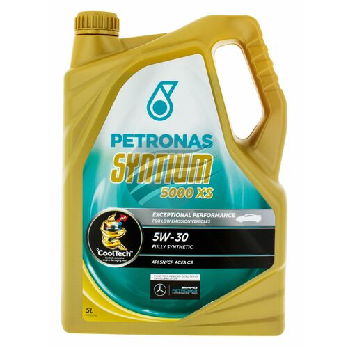 Petronas Syntium 5000 XS 5W30 5 Litre Engine Oil Plastic Bottle