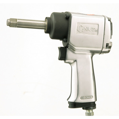 Genius Tools 1/2" Dr. Long Anvil Air Impact Wrench 400 ft. lbs. / 542 Nm
