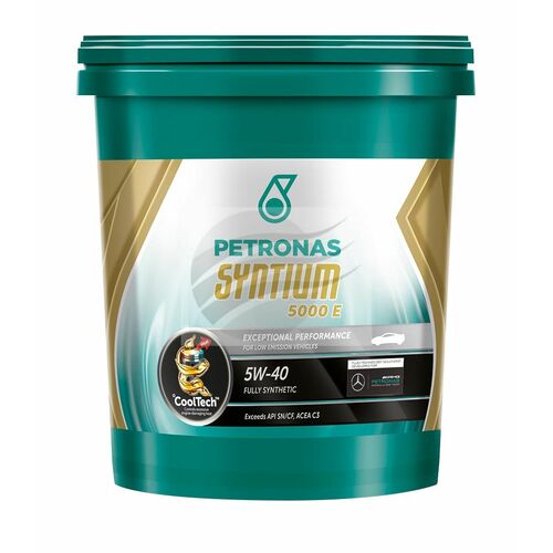 Petronas Syntium 5000 E 5W40 18 Litre Engine Oil Plastic Drum