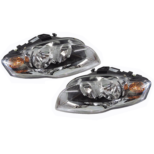Audi A4 Headlights Head Lights Lamps Set  B7 2005-2007 Sedan Models *New*