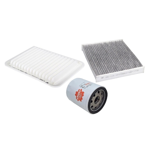 Air Oil Cabin Filter Kit suit Toyota Camry 2.4ltr 2AZFE 4cyl ACV40R 2006-2012