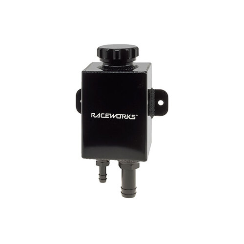 Raceworks Black Power Steering Reservoir Tank - Part# ALY-126BK