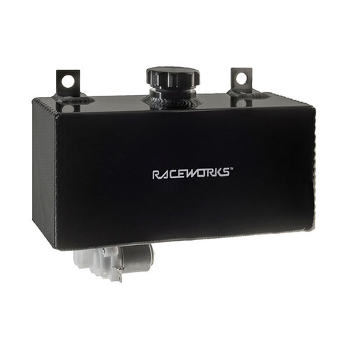 Raceworks Horizontal Windscreen Washer Tank With Pump - ALY-127BK