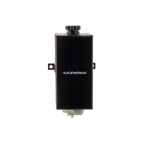 Raceworks Vertical Windscreen Washer Tank With Pump - ALY-128BK