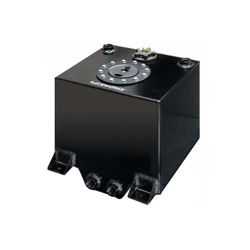 Raceworks Fuel Cell Black w/ Sender 300x260x260mm 5 Gal (19ltr) - ALY-162BK